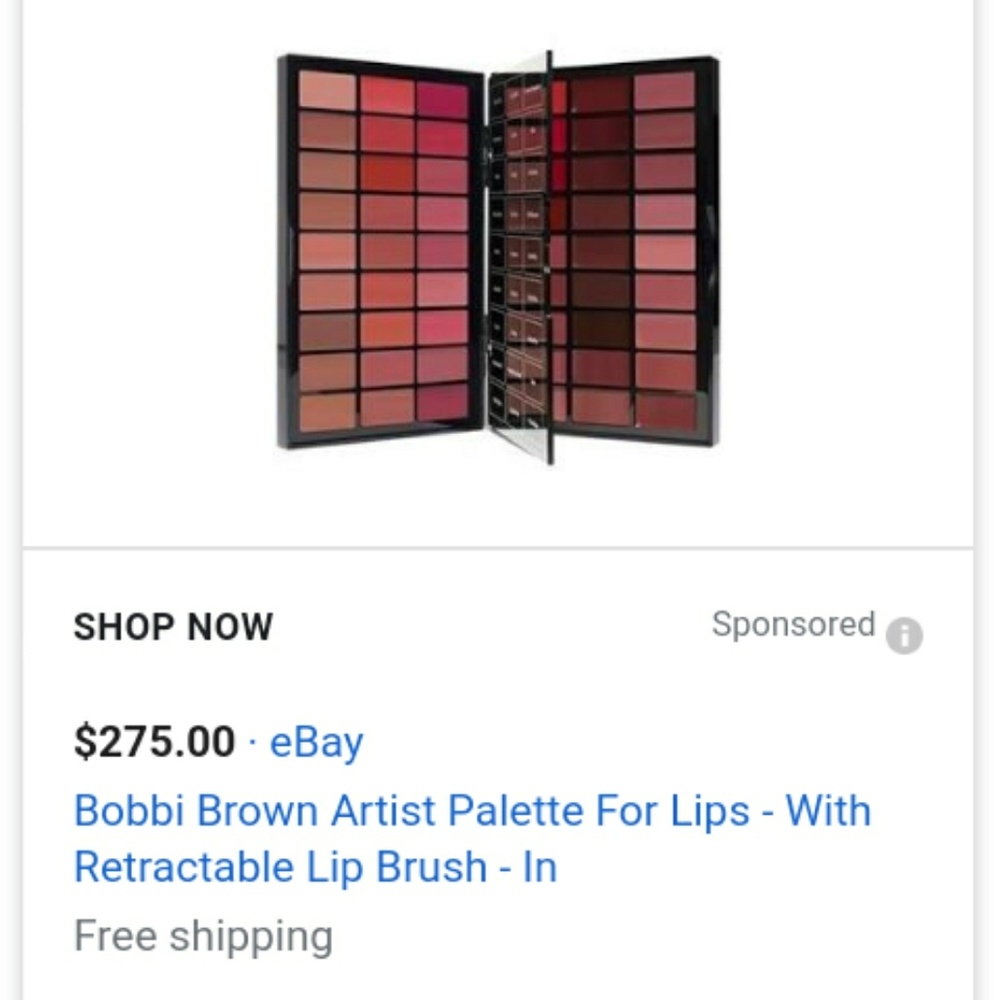 Bobbi brown artist palette for lips